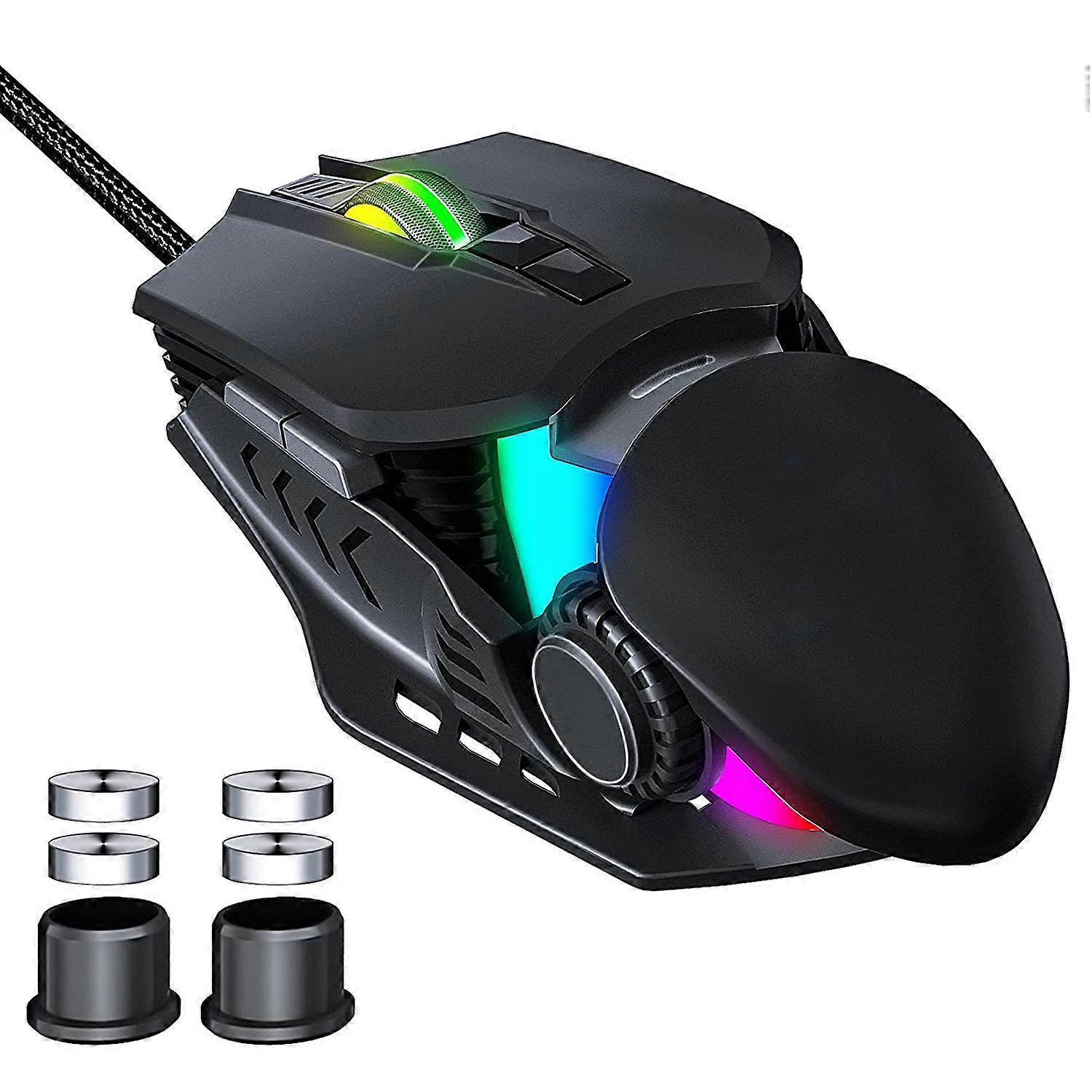 Adjustable DPI Mouse with Side Buttons